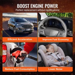 Turboahdin auton moottoreihin 2,5–6,0 l lämmönkestävä siipipyörä pallografiittivalurautarunko tiivistesarja