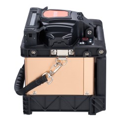 Kuituhitsauslaite vaippakohdistus neljä moottoria 5-tuumainen kosketusnäyttö kolmitoiminen kuitupidike 7800 mAh akku