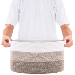 Säilytyskorit 3 kpl 22 l 380×250×225 mm polyesteripuuvillaa ja kuitukangasta kodin järjestelyyn