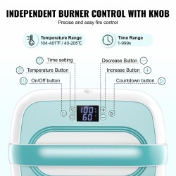 Kannettava lämpöprässilaite 12 x 10 tuumaa kaksoisputkinen tasainen lämmitys tarkka lämpötilansäätö