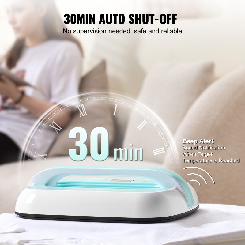 Kannettava lämpöprässilaite 12 x 10 tuumaa kaksoisputkinen tasainen lämmitys tarkka lämpötilansäätö