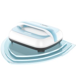 Siirrettävä lämpöprässi 12 x 10 tuumaa painevalettu alumiinilevy kaksiputkinen lämmitys