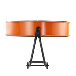 24 tuumainen teollisuuspuhallin alumiinilavoilla voimakas ilmavirta kolme nopeusasetusta 360 asteen kallistus