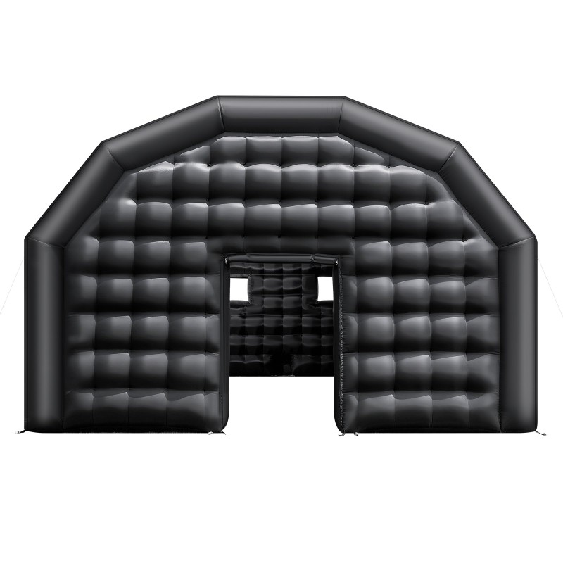 Ilmatäytteinen juhlateltta 210D Oxford-kangas 8x6x4 m 1100W 2 ikkunaa