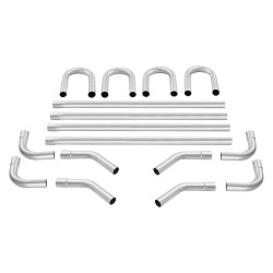 Pakoputkisarja 16 osaa galvanoitua teräsputkea 63 5 mm liukusovitteilla