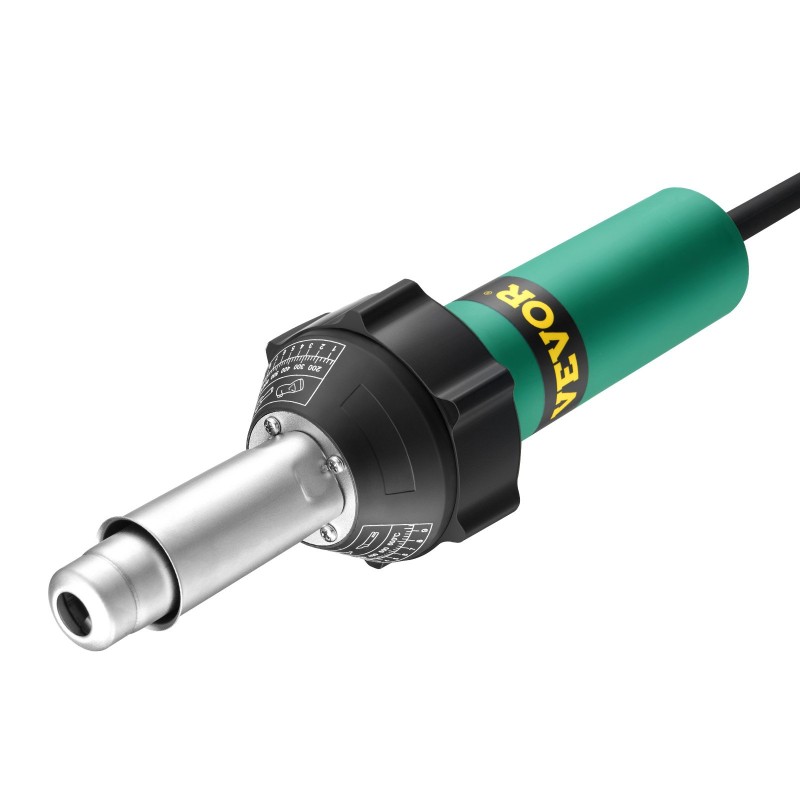 Kuumailmamuovihitsauslaite teho 1600W lämpöalue 50–600°C 4 suutinta 4 saumantelaa PP PE PVC