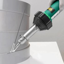 Kuumailmamuovihitsain 1600W 50–600°C säädettävä 9-portainen 4 suutinta PP PE PVC