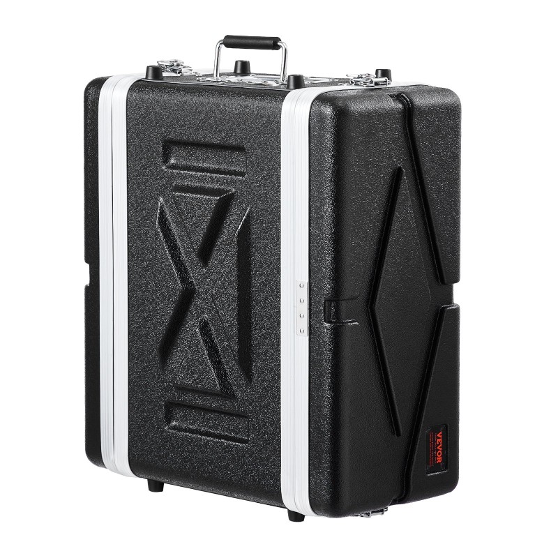 Räkkikotelo 4U ABS-muovi 317,5 mm syvyys kantokahvalla