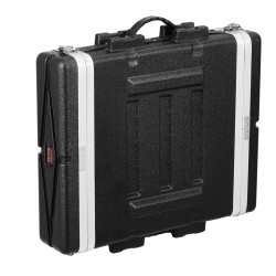 2U räkkikotelo ABS-muovinen 19-tuuman laitteille 489 mm syvä