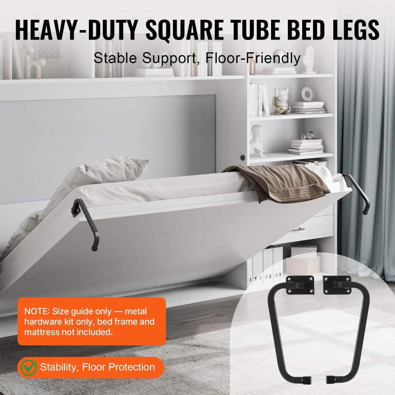 Seinäsängyn nostosarja kaksoskoon patjalle kaasujousilla itse rakennettavaan asennukseen apulevyllä vakaalla rakenteella