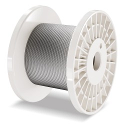 Ruostumattoman teräksen vaijerisarja 3,18 mm 30,5 m 7x7 124 tarviketta kaiteisiin