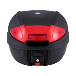 Moottoripyörän takalaukku 38 l PP materiaali vesitiivis irrotettava heijastinpaneelit yleismallinen