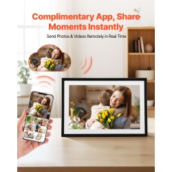 Digitaalinen valokuvakehys 10,1 tuumainen kosketusnäyttö 32 Gt 2 kpl langaton