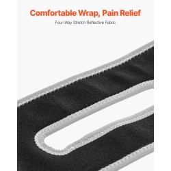 Koiran ortopedinen selkätuki koko M neopreenistä säädettävillä heijastavilla reunuksilla selkärangan tukemiseen