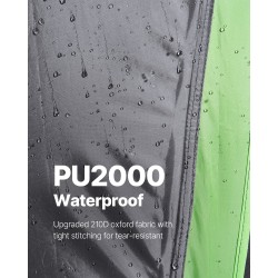 Lava-auton teltta 210D Oxford-kangas vedenpitävä PU2000 mm 5.0–5.2 jalkaa 2–3 hengelle