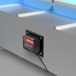 Ilmanvaihtokanavan UV-C ilmanpuhdistin 18 W pitkäikäisellä lampulla sopii koteihin ja toimistoihin