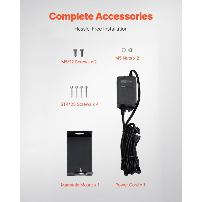 Ilmanpuhdistin ilmastointikanavaan teräs 25W UV UVC 17 tuumaa magneettikiinnitys mukana vaihtopolttimo