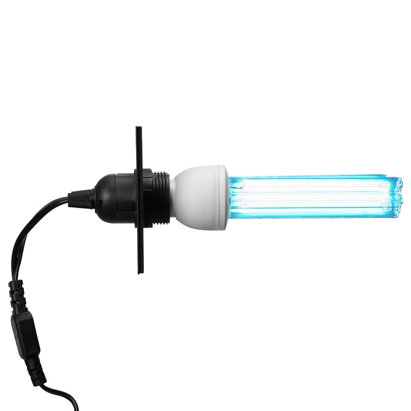 Ilmanpuhdistin ilmanvaihtokanaviin teräs 50 watin kahdella 5-tuumaisella UV-C-lampulla