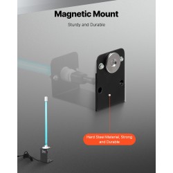 Ilmanpuhdistin ilmastointikanavaan teräs 18 watin 14 tuumaa magneettikiinnikkeellä UV UVC