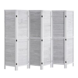 Puinen huoneenjakaja keisaripuusta 6 taittuvaa paneelia korkeus 1700 mm sisäkäyttöön