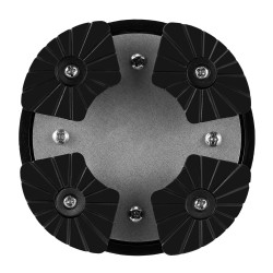 Taittuva kevyt alumiinirunkoinen kävelykeppi neljähaarainen kääntyvä jalusta kahdeksanportainen korkeussäätö enimmäiskuormitus