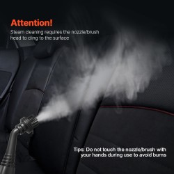 Höyrypuhdistin 2000 wattia monikäyttöinen 1,5 litran säiliöllä 27 lisävarusteella