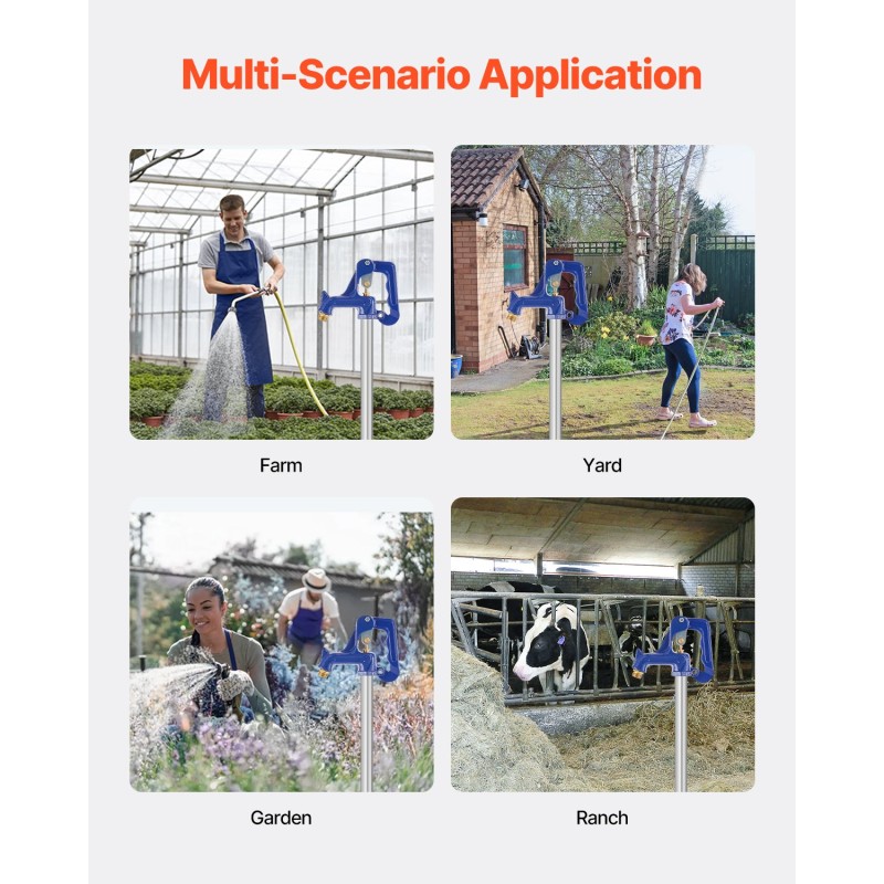 Pakkaselta suojattu pihakaivon hanapää valurautarunko messinkiventtiili G1 putkikierre G3/4 letkuliitäntä