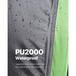 Lava-auton teltta 210D-kangas PU2000 mm vedenpitävä 2–3 henkilölle 5,0–5,2 jalan lavalle