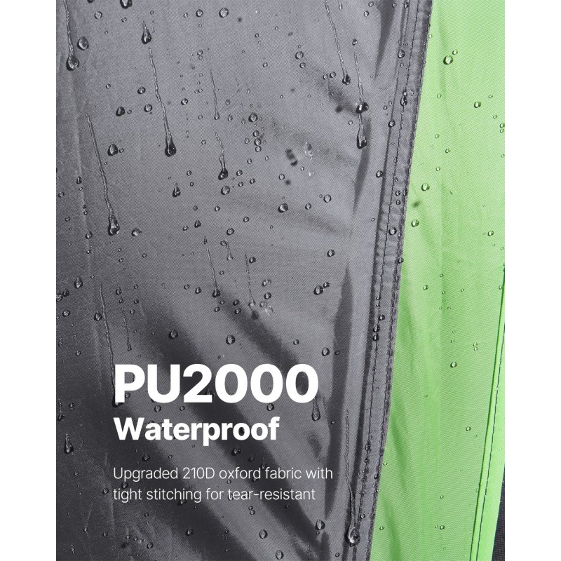 Lava-autoteltta 210D Oxford kangas PU2000 vesitiivis sopii 6,4–6,7 jalan lavaan 2–3 hengelle