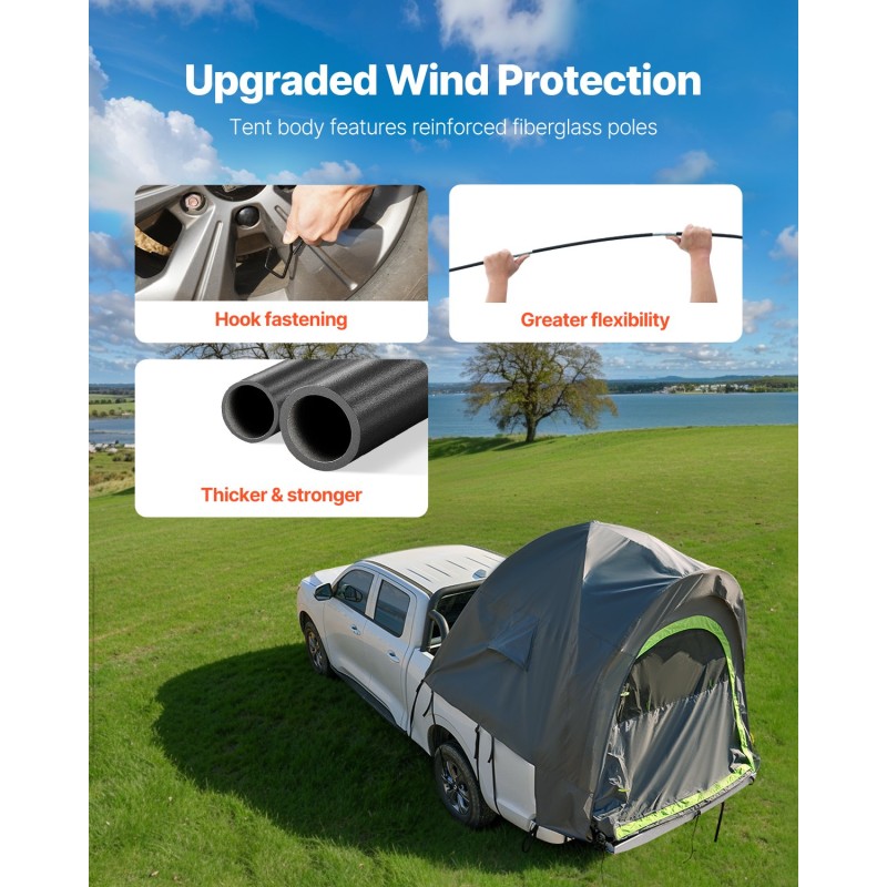 Lavateltta 210D Oxford-kangas PU-pinnoite 2000 mm sopii 5,5–6,0 jalkaa lavalle 2–3 hengelle