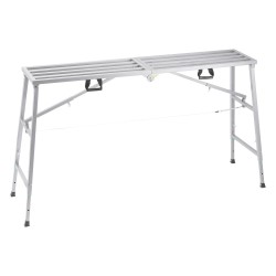 Taitettava työalusta galvanoitua terästä neljäportainen 360 kg kantavuus liukumattomat kumijalat