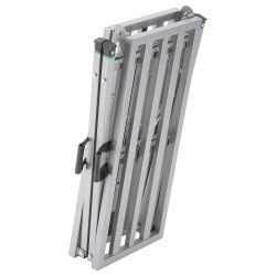 Taitettava työalusta galvanoitua terästä neljäportainen 360 kg kantavuus liukumattomat kumijalat