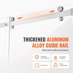 Runkoton liukuva suihkuovi 8 mm karkaistu lasi leveys 1474-1499 mm 1905 mm