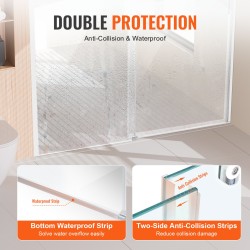 Runkoton liukuva suihkuovi 8 mm karkaistu lasi leveys 1474-1499 mm 1905 mm