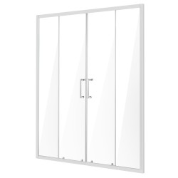 Puolikehyksetön suihkuovi 1469–1499 mm leveys 1778 mm 6 mm karkaistu lasi neliosainen