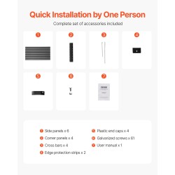 Metallinen korotettu viljelylaatikko alu-sinkkipinnoitettu 1800 x 895 x 600 mm avoin pohja