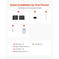 Metallinen korotettu kasvatuslaatikko aluzinkkipinnoitettu teräspaneeli 2390×600×270 mm avopohja tummanharmaa