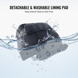 3/4-avokypärä ABS-kuori tiheä sisävuori kaksinkertainen linssi ECE-hyväksytty koko L