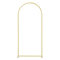 Taustateline kolmen kaaren kultasävyinen teräs 1805 millimetriä 1500 millimetriä 1205 millimetriä häihin