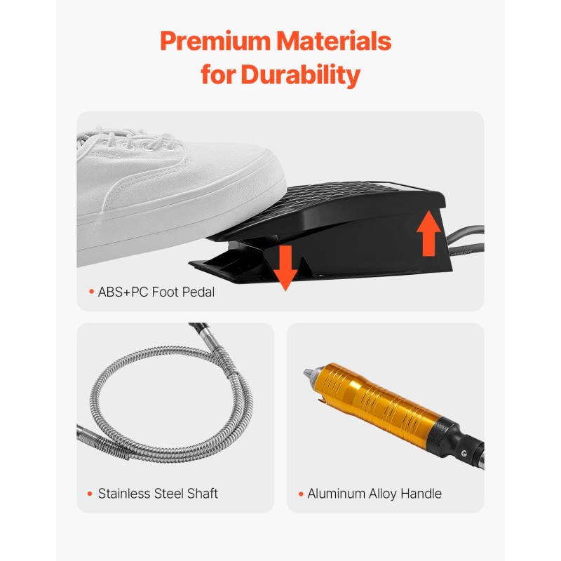 Joustava akselihiomakone 1000W 230V 890 mm akseli kolmileukainen istukka 31 tarviketta