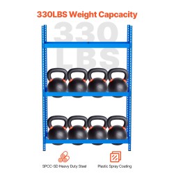 Kaksitasoinen teräsrengashylly jauhemaalatulla pinnalla säilyttää kaksitoista rengasta säädettävillä tasoilla