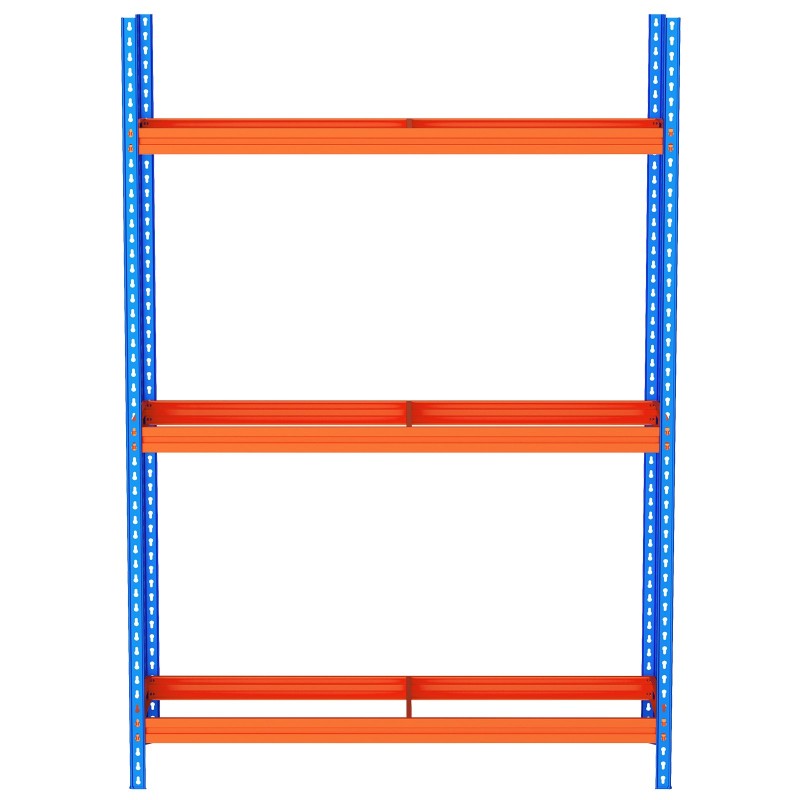 Kolmitasoinen teräsrengashylly 18 vakiokokoiselle renkaalle säädettävillä hyllyillä 300 kilogramman kantavuus