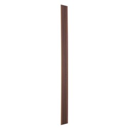 Puusäleakustiikkapaneelit 8 kpl 2450x166 mm tumma teak sisäseinille ja katoille