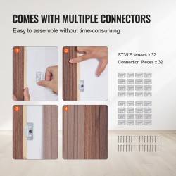 Puusäleakustiikkapaneelit 8 kpl 2450x166 mm tumma teak sisäseinille ja katoille