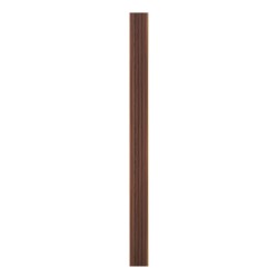 Puusäleakustiikkapaneelit 8 kpl 2450x166 mm tumma teak sisäseinille ja katoille