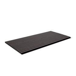 Akustiset MDF-puusälepaneelit 1200x600x21 mm 4 kpl musta tammi seinä ja katto