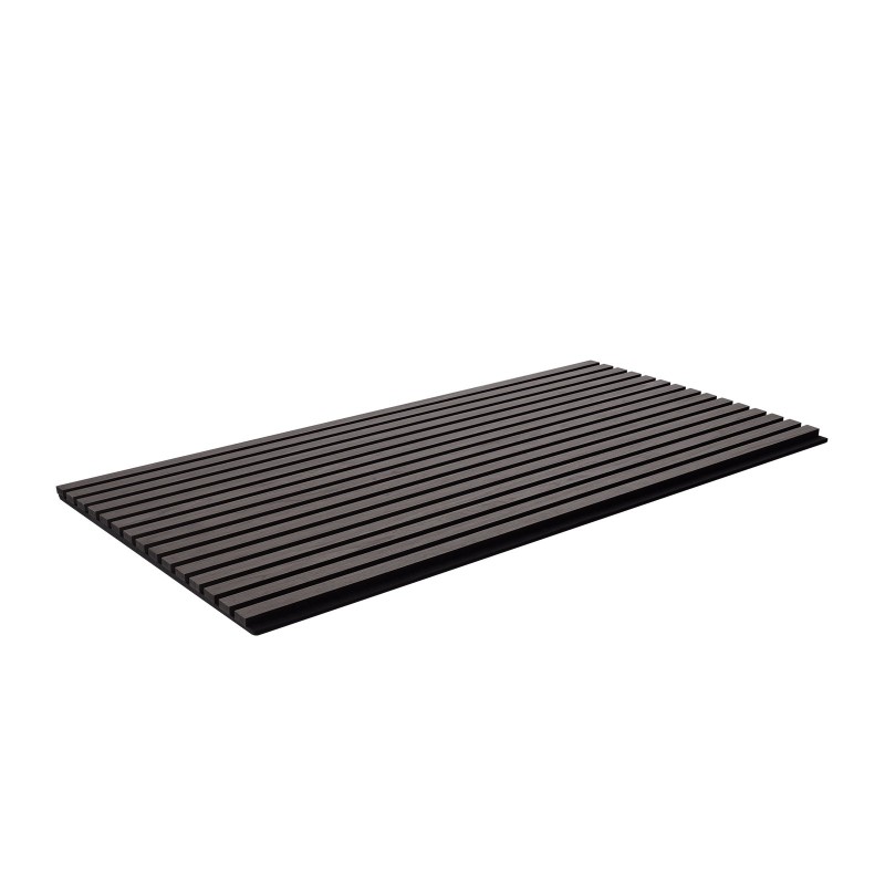 Akustiset MDF-puusälepaneelit 1200x600x21 mm 4 kpl musta tammi seinä ja katto