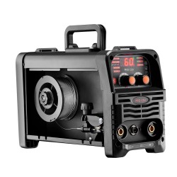 MIG-hitsauskone kolmitoiminen synerginen 130 ampeerin IGBT-invertteri digitaalinen näyttö kannettava