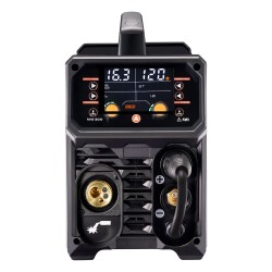 5 toimintoinen hitsauskone 200 A IGBT invertteri MIG pulssi teräkselle alumiinille