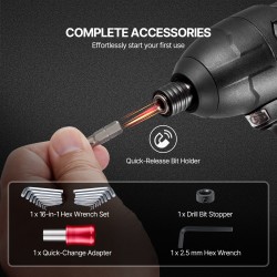 318-osainen poranterä- ja ruuvauskärkisarja puu metalli muovi betoni CR-V-kärjet säilytyslaukku